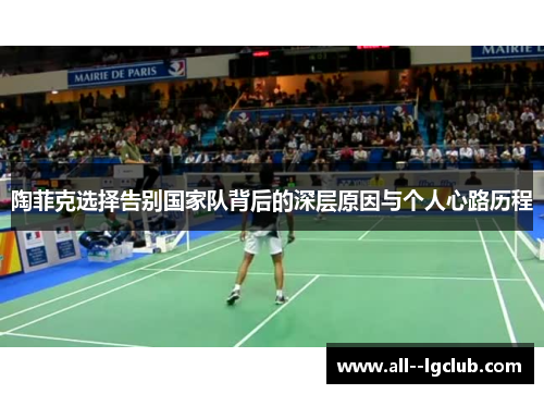 陶菲克选择告别国家队背后的深层原因与个人心路历程